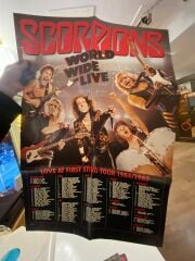 Scorpions - World Wide Live  Almanya Baskı Dönem Plak