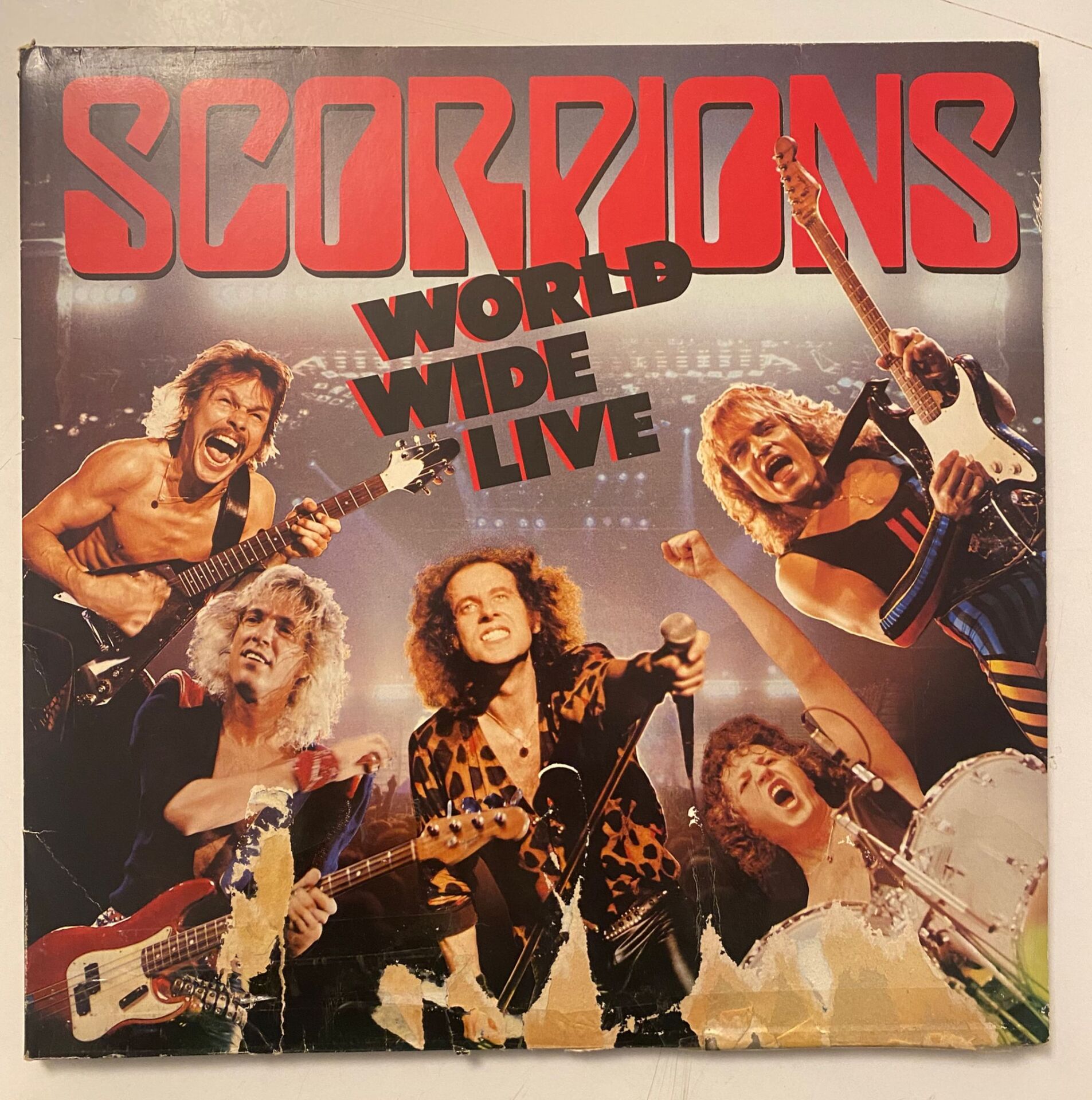 Scorpions - World Wide Live  Almanya Baskı Dönem Plak