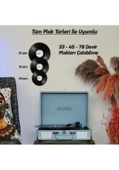 Record Master ST14012 Deri Mavi Bluetooth ve Şarj