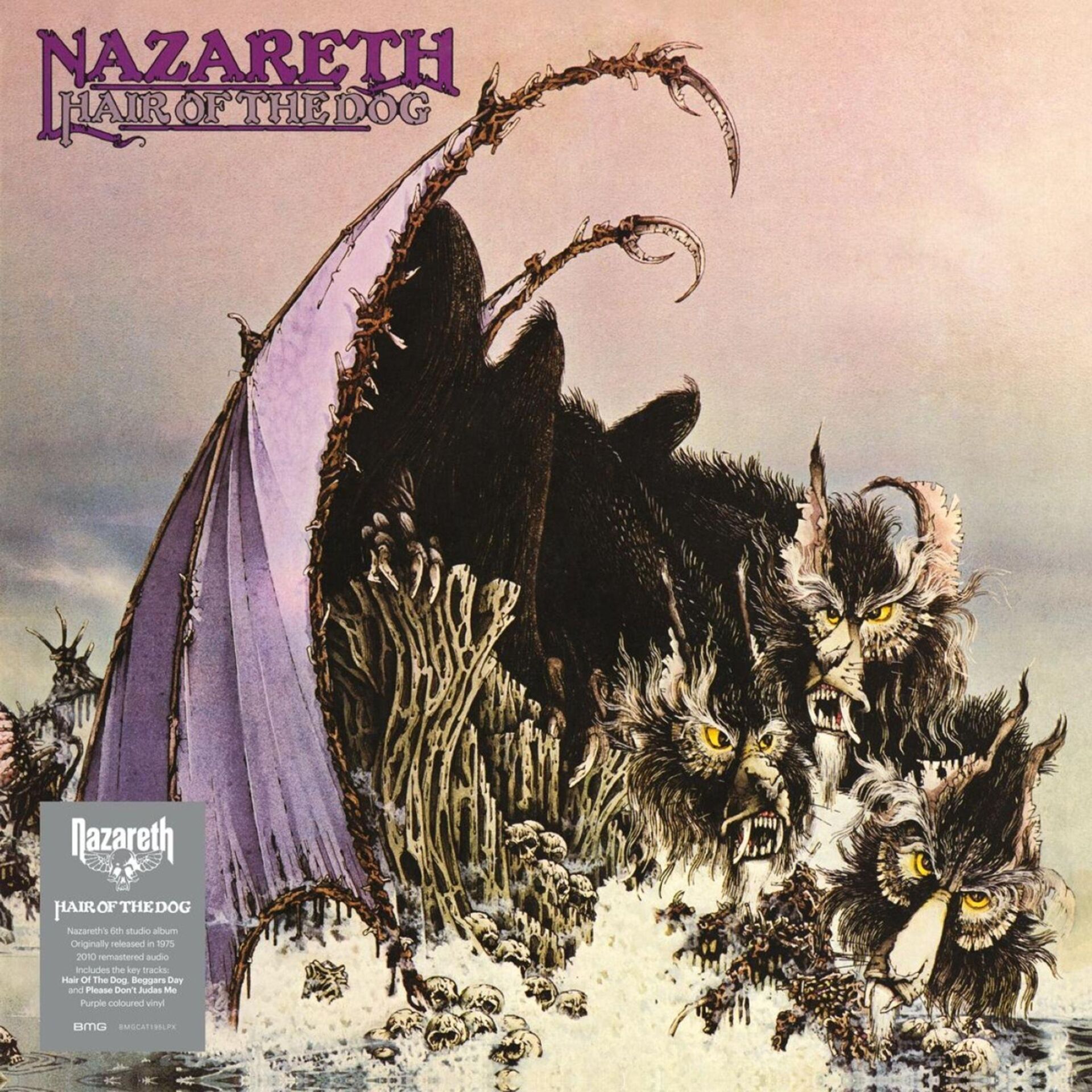Nazareth - Hair Of The Dog Purple Plak