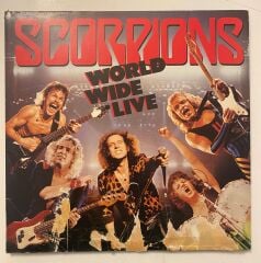 Scorpions - World Wide Live  Almanya Baskı Dönem Plak
