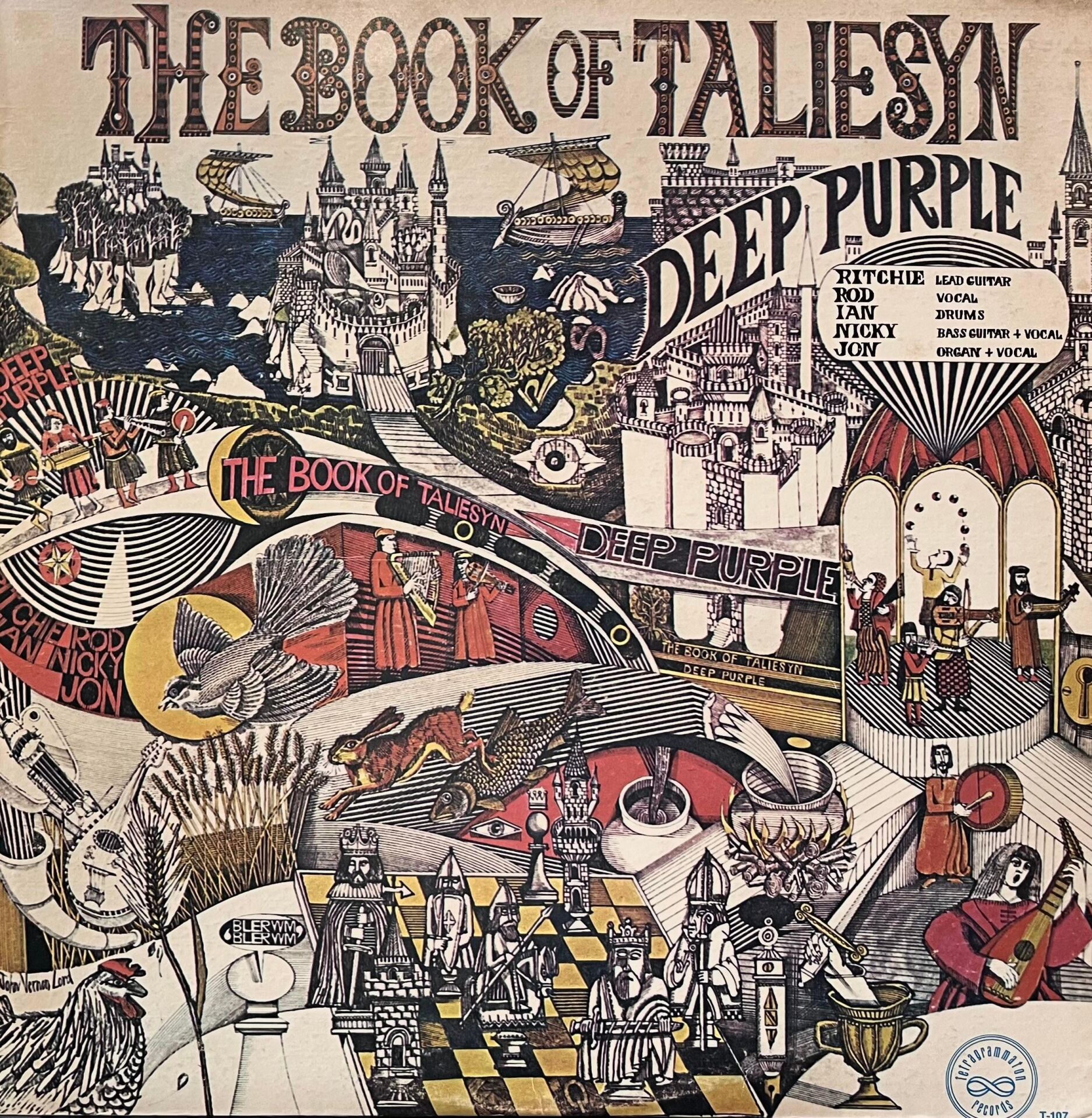 Deep Purple – The Book Of Taliesyn 33'lük Plak