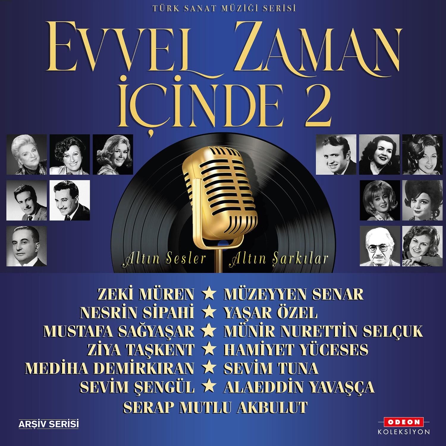 Evvel Zaman İçinde 2 Türk Sanat Müziği Serisi 33'lük Plak