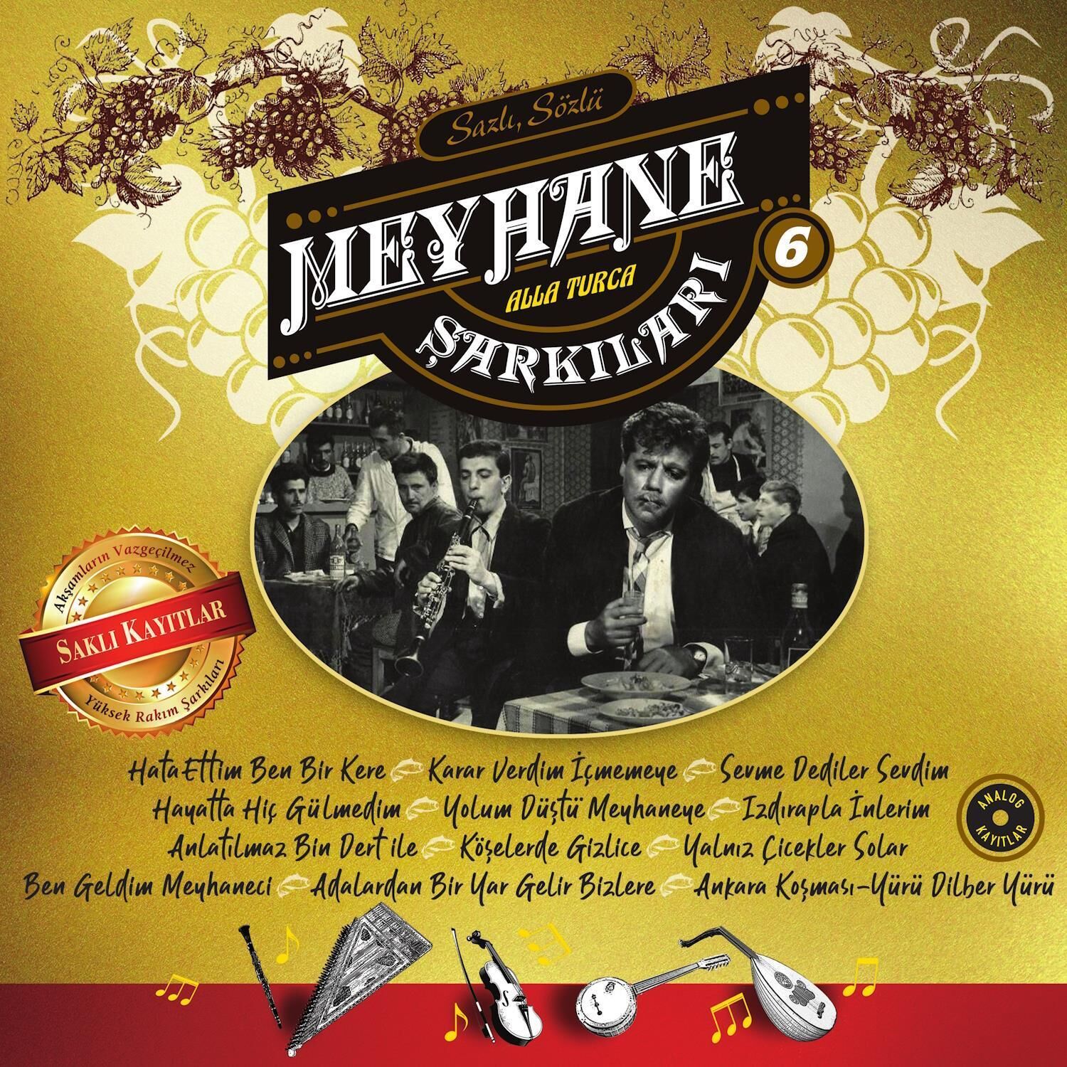 Meyhane Şarkıları 6 (Plak - 33 Devir)