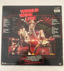 Scorpions – World Wide Live 33'lük 1985 Basım Çift Plak