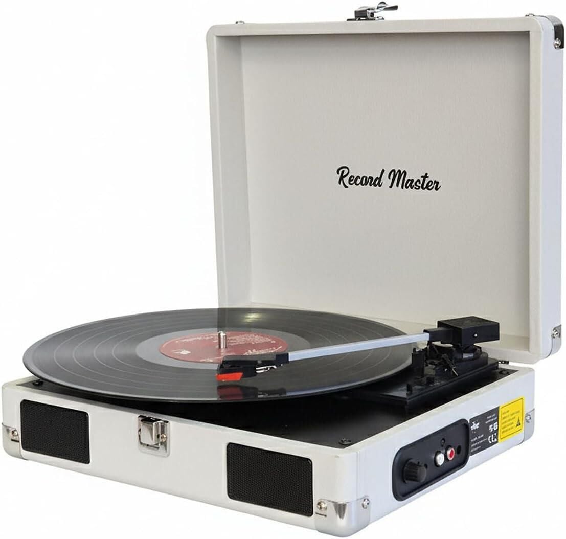 Record Master RM-311 Kırık Beyaz  Küçük Pikap