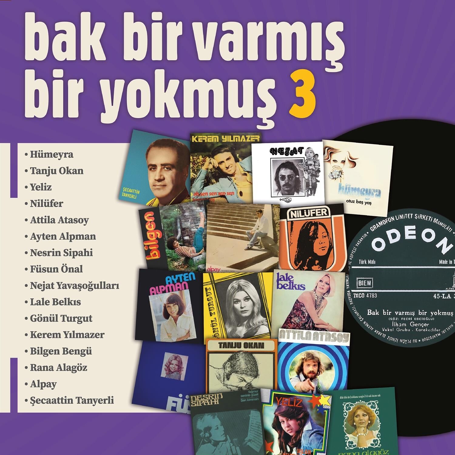 Bak Bir Varmış Bir Yokmuş 3 Plak