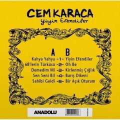 Cem Karaca - Yiyin Efendiler ( Sarı Renkli Plak )