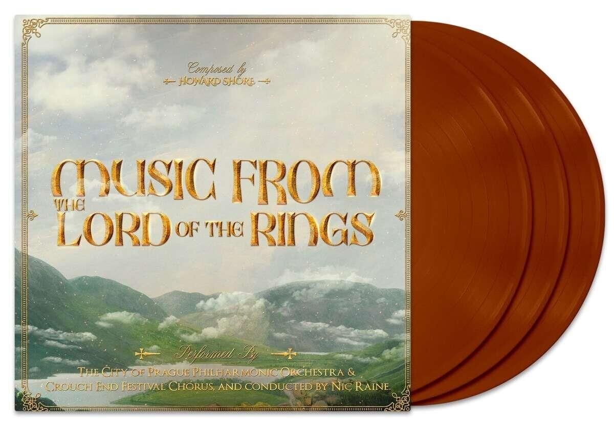 Lord Of The Rings Trilogy - Brown 3'lü Plak