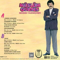 Müslüm Gürses - Senden Vazgeçmem Plak