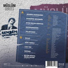 Müslüm Gürses - Senden Vazgeçmem (Plak)