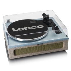 Lenco LS-440 BUBG Mavi Krem 4 Hoparlörlü Bluetoothlu Pikap Plak Çalar