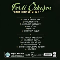 -Ferdi Özbegen - Sana İhtiyacım Var Plak