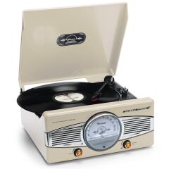 Lenco Classic Phono Tt-28  Krem