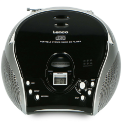 Lenco SCD-24 Müzik Seti Siyah Gümüş