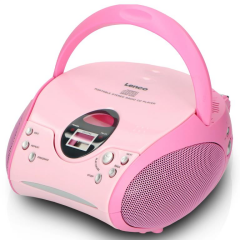 Lenco SCD-24 Müzik Seti Pembe