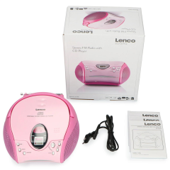 Lenco SCD-24 Müzik Seti Pembe