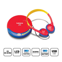 Lenco Cd-021 Kids Cd Player Discman