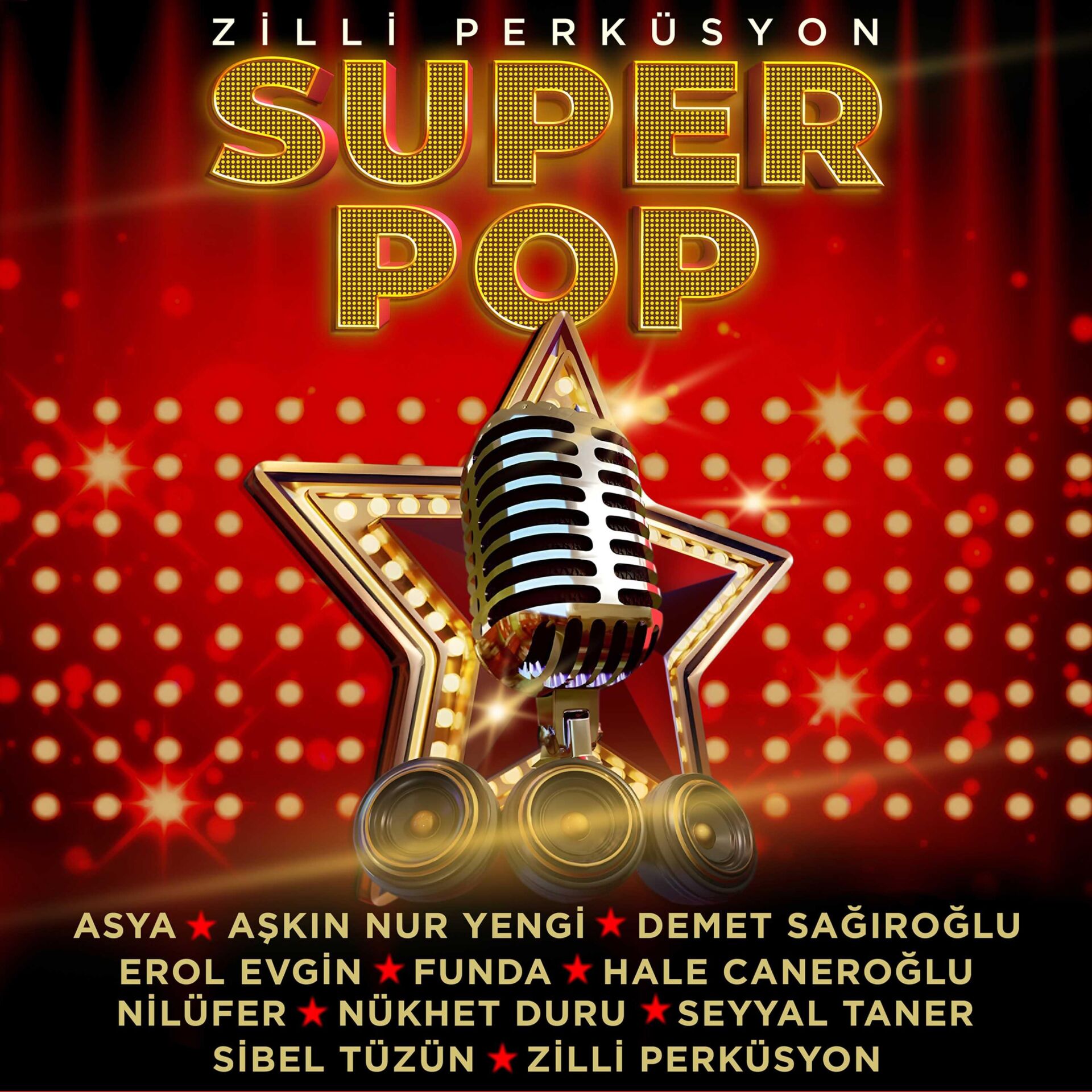 -Süper Pop Zilli Perküsyon 33'lük Plak