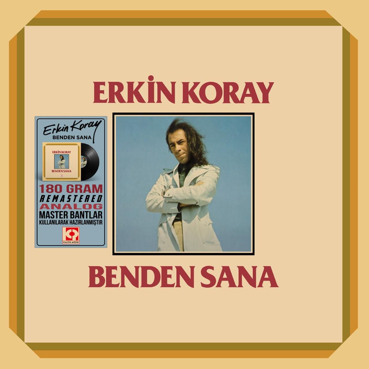 -Erkin Koray - Benden Sana 33'lük Yeni Baskı Plak