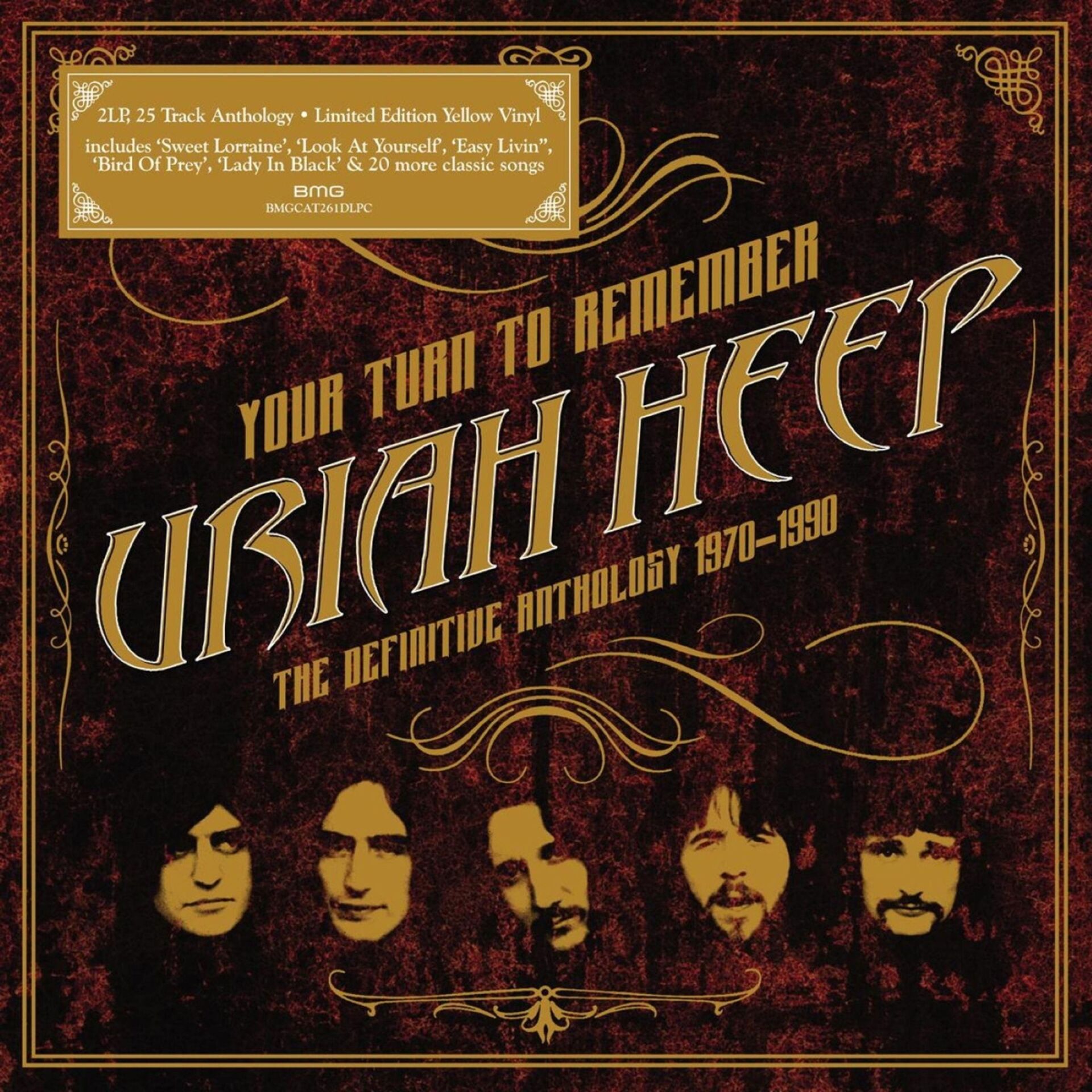 Uriah Heep - The Definitive Anthology 1970-1990 Yellow Plak