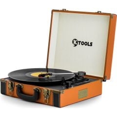 K-Tools Prime K212 Pikap/Bluetoothlu-USB'li-SD Kartlı Kahverengi/Siyah