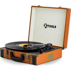 K-Tools Prime K212 Pikap/Bluetoothlu-USB'li-SD Kartlı Kahverengi/Siyah