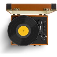K-Tools Prime K212 Pikap/Bluetoothlu-USB'li-SD Kartlı Kahverengi/Siyah