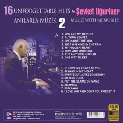 -Şevket Uğurluer - 16 Unforgettable Hits Anılarla Müzik 2 33'lük Plak