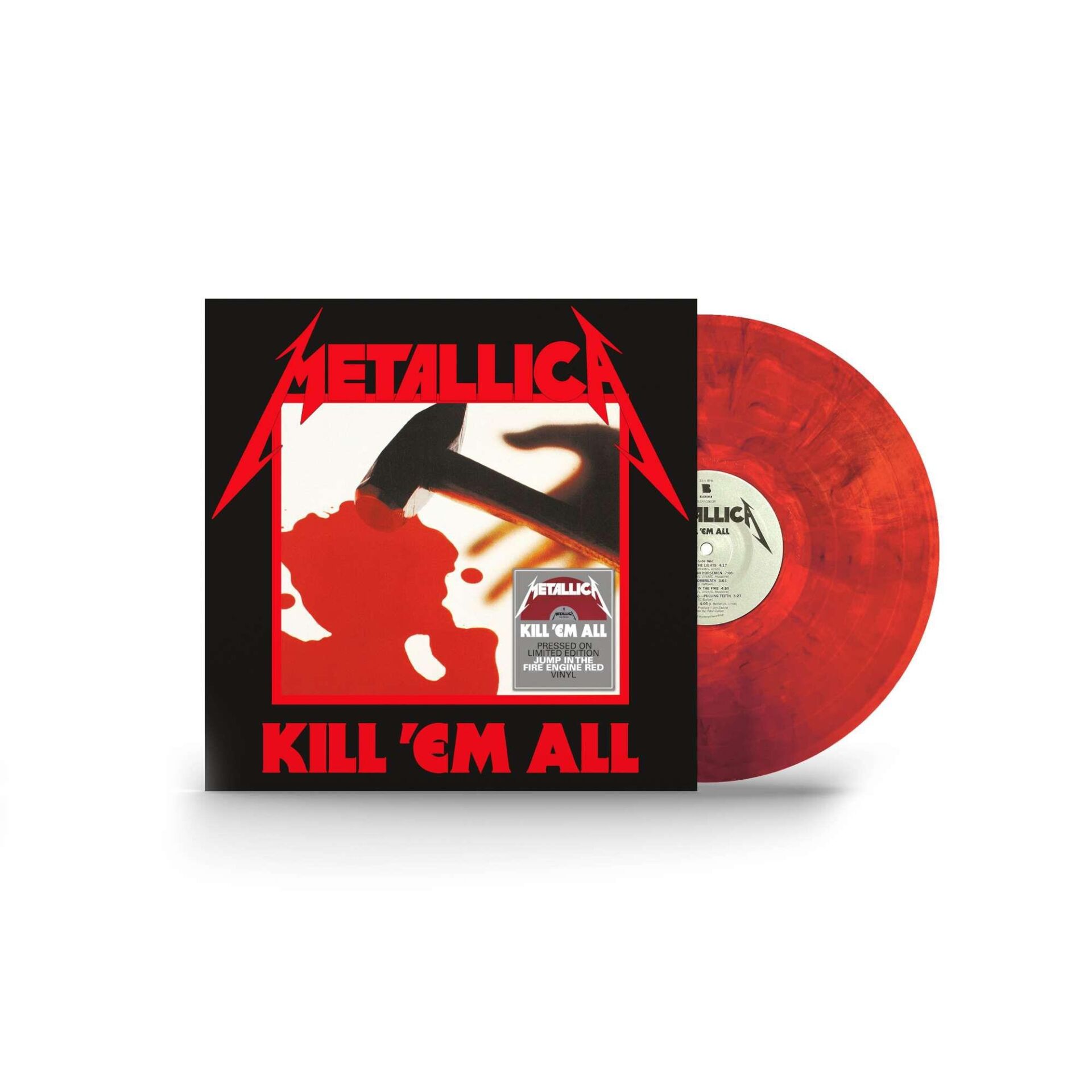 Metallica – Kill 'Em All Kırmızı 33'lük Plak
