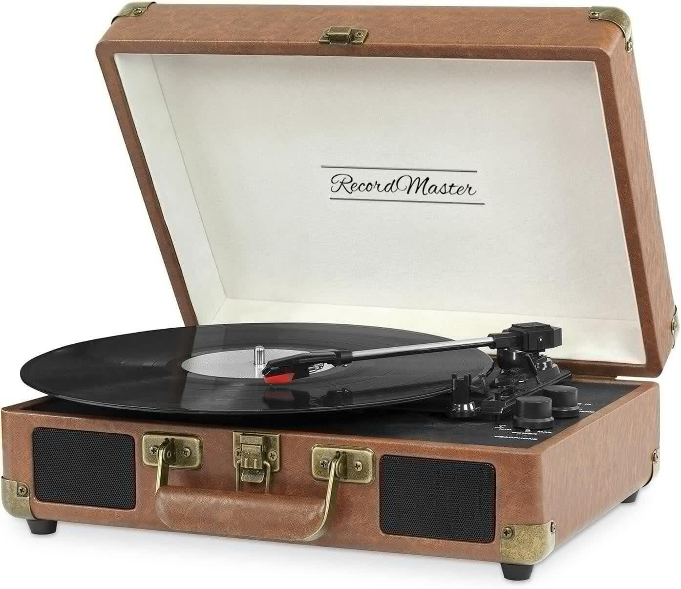 Record Master ST14012 Deri Kahve Bluetooth ve Şarj