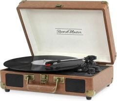 Record Master ST14012 Deri Kahve Bluetooth ve Şarj