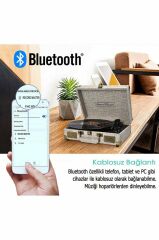 Record Master ST14012 Kumaş Bej Bluetooth ve Şarj