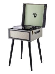 Ktools Retro Plus Ayaklı Pikap Siyah Füme * Yedek İğne Hediyeli