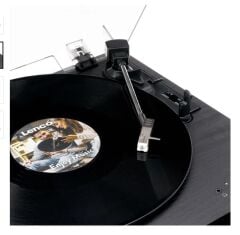 LENCO LS-15BK Pikap – Bluetooth, dahili hoparlör ve AT3600L İğne Siyah