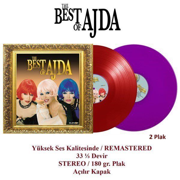 Ajda Pekkan - The Best Of Renkli 2'li Plak