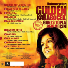 -Gülden Karaböcek - Güneş Topla Benim İçin - Hatıran Yeter 33'lük Plak