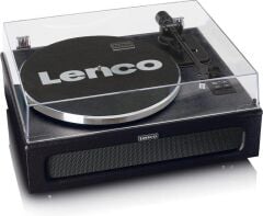 Lenco LS-430 BK 4 Dahili Hoparlörlü Bluetoothlu Pikap Deri Kaplama