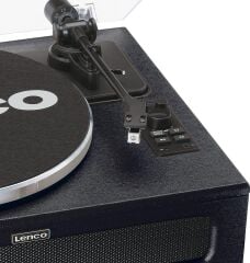 Lenco LS-430 BK 4 Dahili Hoparlörlü Bluetoothlu Pikap Deri Kaplama