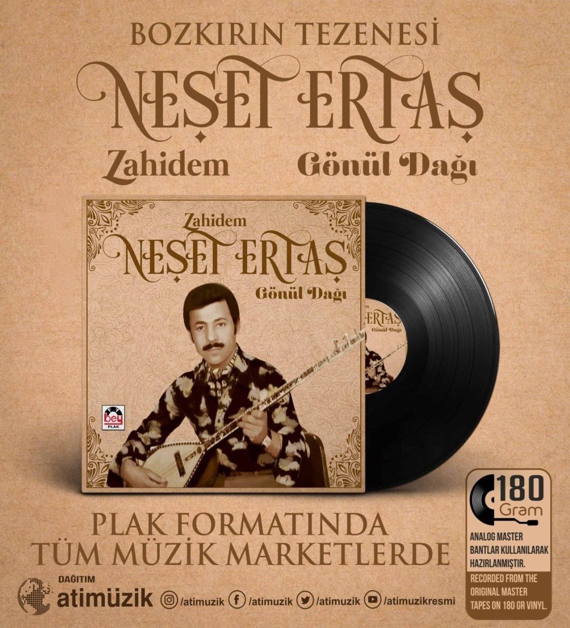 Neşet Ertaş - Zahidem Gönül Dağı Plak