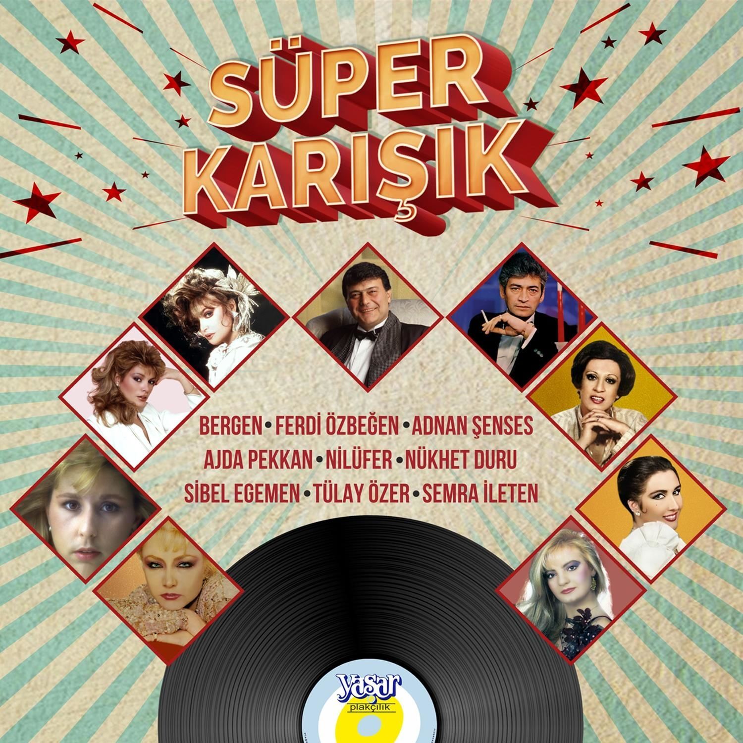 Süper Karışık - Çeşitli Sanatçılar (Plak - 33 Devir)