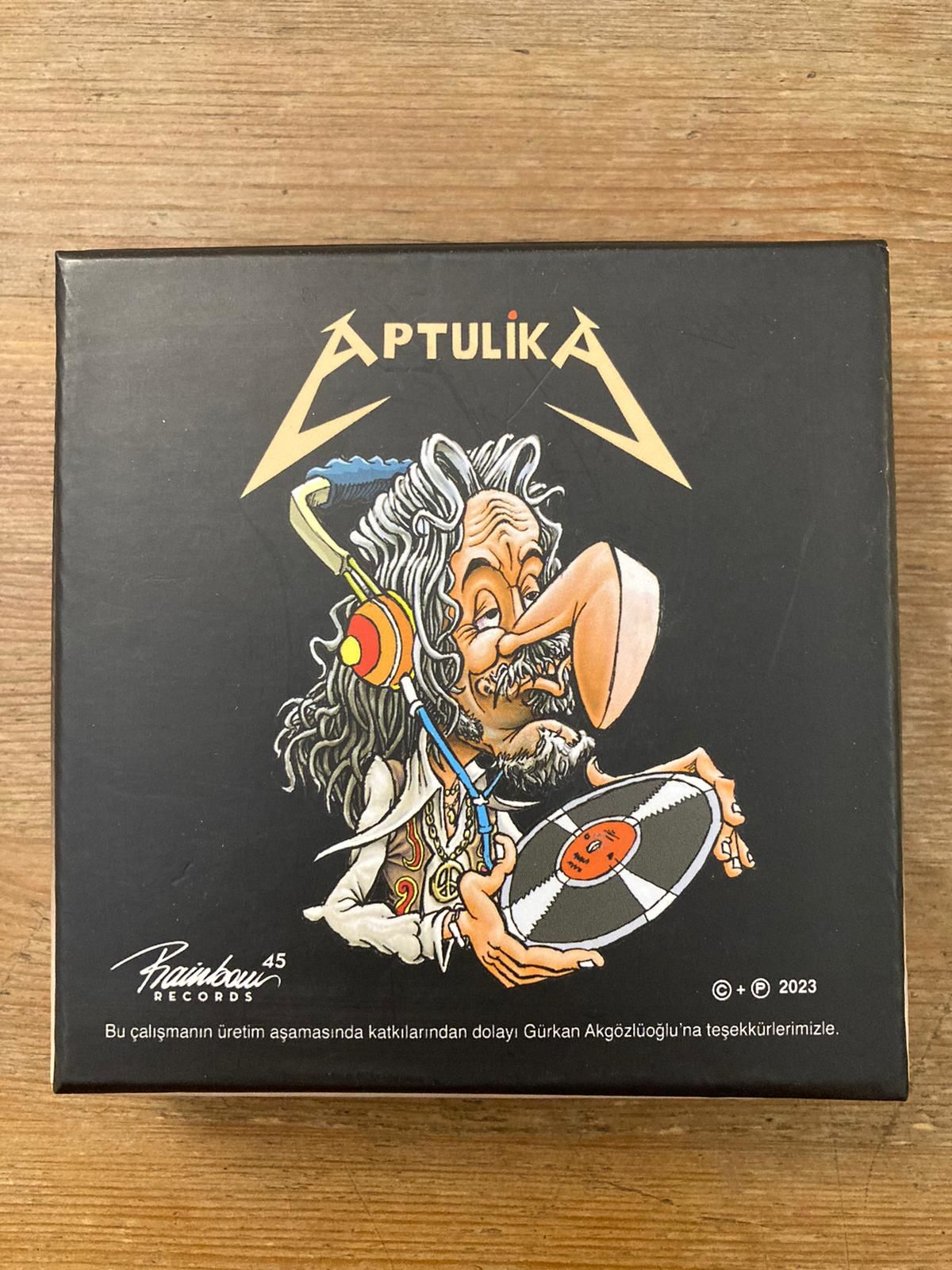 Aptulika Bardak Altlığı Magnet - Yerli Plaklar*Islak imzalı