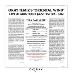Okay Temiz's Oriental Wind Live At Mondereux Jazzfestival 1982 (Yeni Baskı - 33'lük Plak)