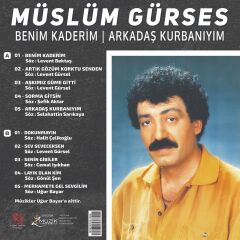 Müslüm Gürses Benim Kaderim / Arkadaş Kurbanıyım (Yeni Baskı Plak)