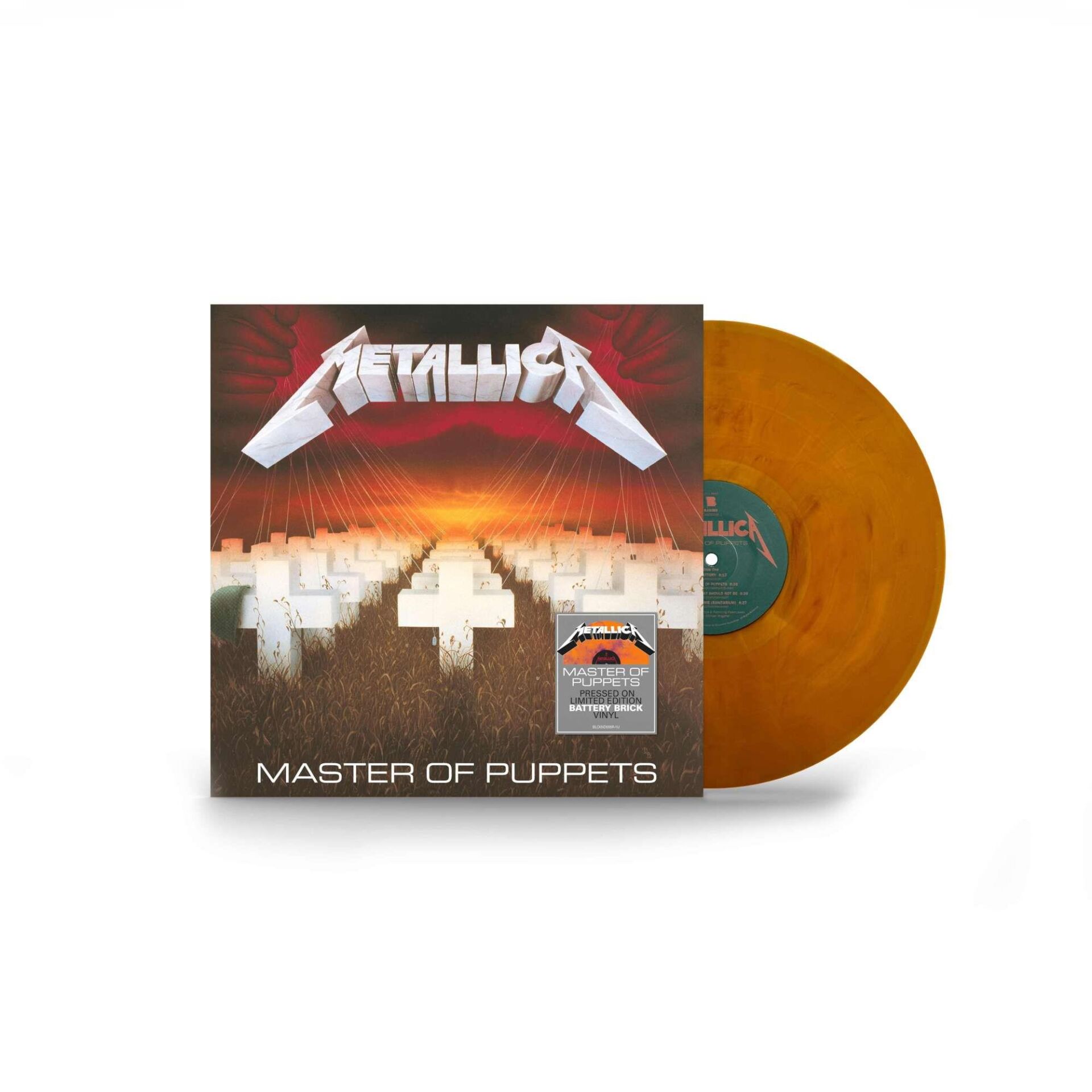 Metallica – Master Of Puppets Turuncu Plak
