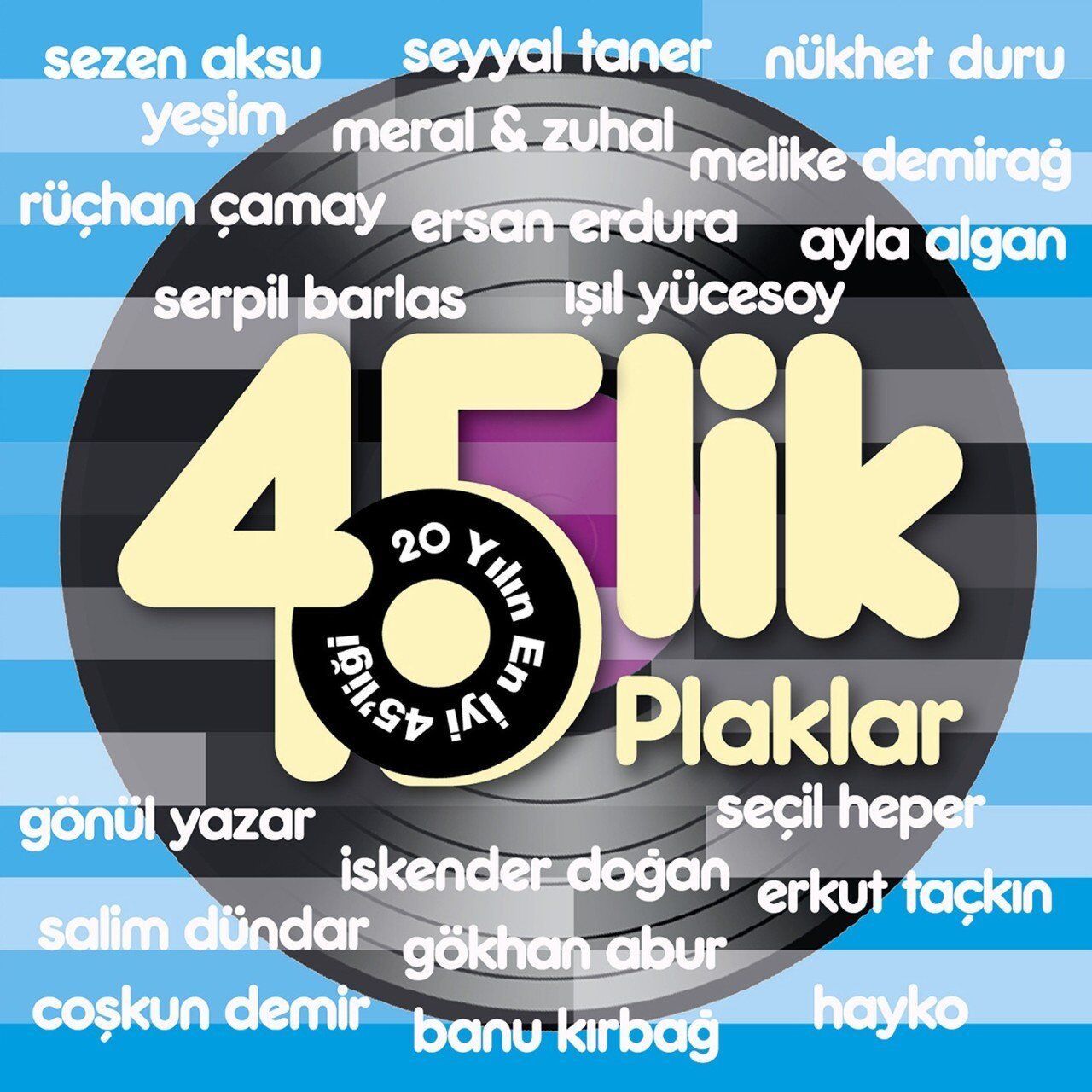 45'lik Plaklar Çift Plak* Mavi Kartonetli