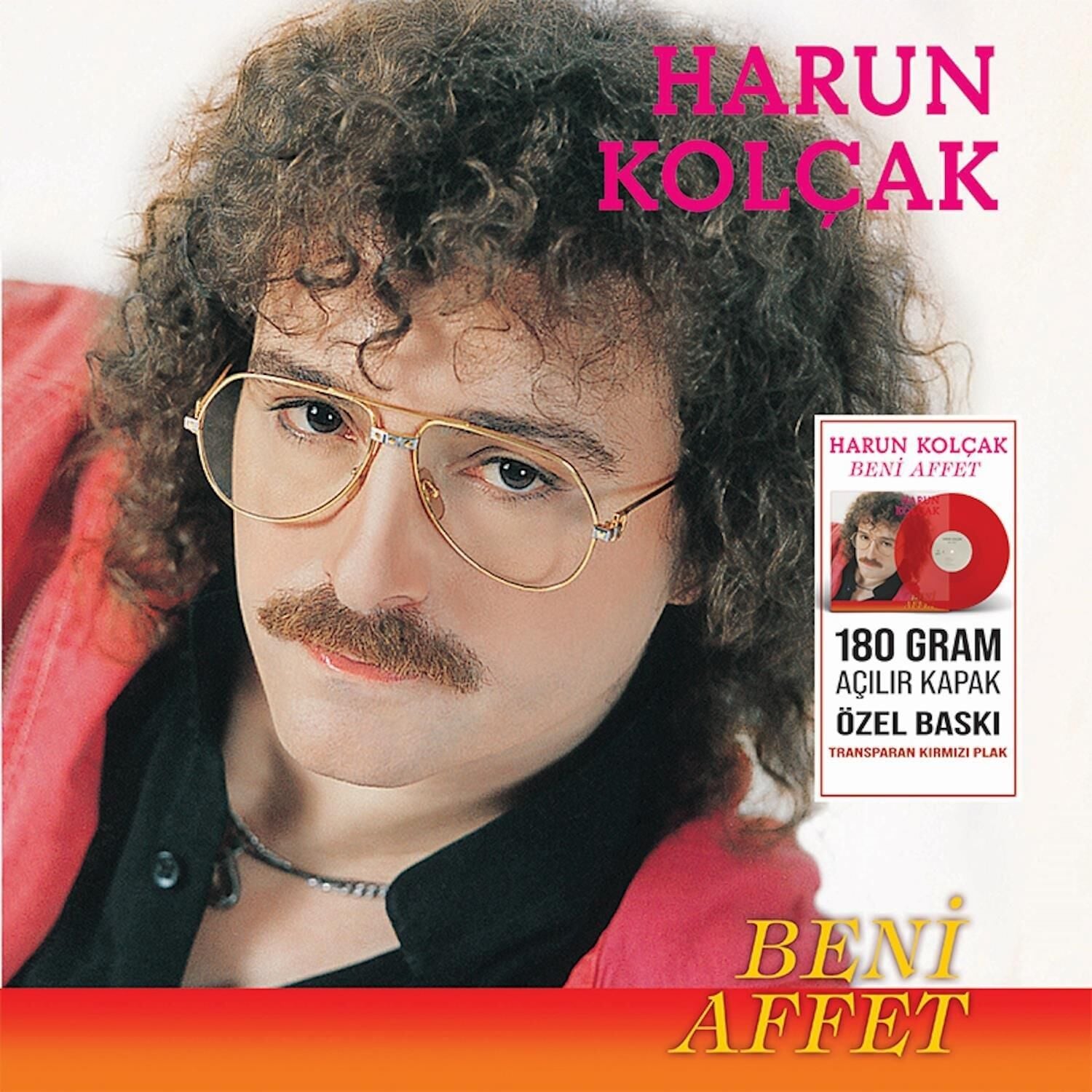 -Harun Kolçak - Beni Affet Kırmızı Plak 33lük Yeni Baskı