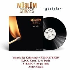 Müslüm Gürses - Garipler  Orijinal Kapak  33'lük Plak