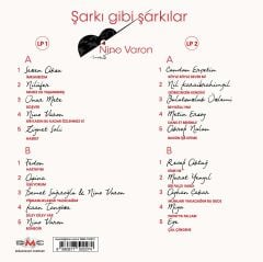 Şarkı Gibi Şarkılar - Nino Varon 33'lük Çift Plak