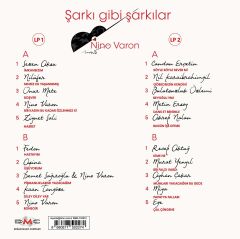 Şarkı Gibi Şarkılar - Nino Varon 33'lük Çift Plak